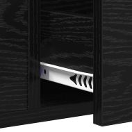 Конзолна маса Друг Черен дъб 100 x 34.5 x 75 см Инженерно дърво