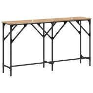 Конзолна маса дъб артизан 140 x 29 x 75 см Инженерно дърво