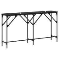 Конзолна маса Черния дъб 140 x 29 x 75 см Инженерно дърво