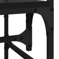 Гардероб с рафт Черен дъб 89 x 39 x 184.5 см Инженерно дърво