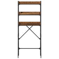 Етажерка за перална машина с рафт Старо дърво 67 x 25 x 163 см