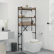 Етажерка за перална машина 67 x 25 x 163 см Инженерно дърво