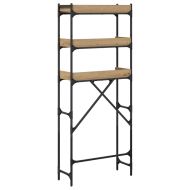 Етажерка за перална машина 67 x 25 x 163 см Инженерно дърво