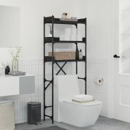 Етажерка за перална машина 67 x 25 x 163 см Инженерно дърво