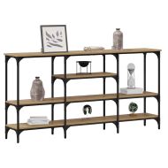 Конзолна маса дъб артизан 160 x 29 x 80 см Инженерно дърво