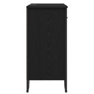 Служебен шкаф Черен дъб 79.5 x 35.5 x 74.5 см Инженерно дърво