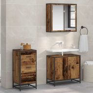 Служебен шкаф Старо дърво 35.5 x 35 x 76 см Инженерно дърво