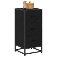 Служебен шкаф Черен дъб 35.5 x 35 x 76 см Инженерно дърво