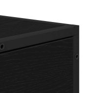 Служебен шкаф Черен дъб 35.5 x 35 x 76 см Инженерно дърво