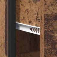 Комплект мебели за баня с рафт Старо дърво 35 x 37,5 x 166 см