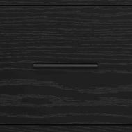 Комплект мебели за баня с рафт Черния дъб 35 x 37,5 x 166 см