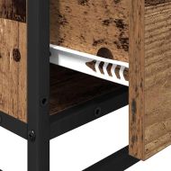 Комплект мебели за баня с рафт Старо дърво 35 x 37,5 x 100 см