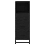 Комплект мебели за баня с рафт Черния дъб 35 x 37,5 x 100 см