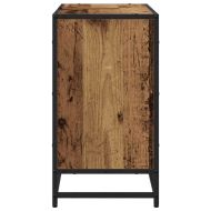 Шкаф за баня с рафт Старо дърво 65 x 33 x 60 см Инженерно дърво