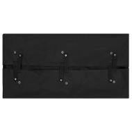 Покривало за градинска количка, черно, 81x41x40 см, текстил