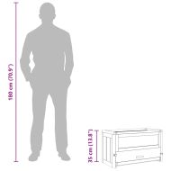 Клетка за хамстери 60x30x35 см масивна ела
