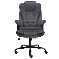 Офис стол, тъмносив, кадифе