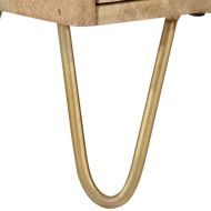 Сайдборд, 80x30x75 см, мангово дърво масив