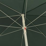 Плажен чадър, зелен, 300 см