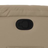 Изправящ реклайнер стол, капучино, изкуствена кожа