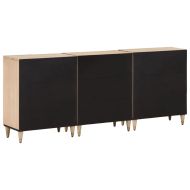 Странични шкафове 3 бр 60x33x75 см манго масивно дърво