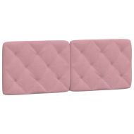 Легло с матрак, розово, 120x200 см, кадифе