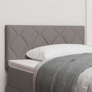 Облегалка за глава с таблото Светлосиво 90 cm текстил