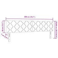 LED глава с таблото Розово 200 cm Изкуствена