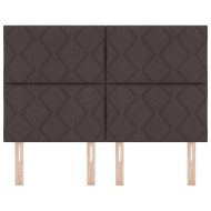 Облегалка за глава с таблото Светлосиво 144 см текстил