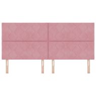 LED табла С LED лентисти светлини Розово 200 cm Кадифе