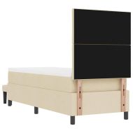 Легло с пружинирана основа с матрак с таблото Крем 80 x 200 cm