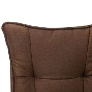 Офис стол, кафяв, текстил