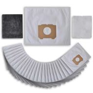 Торбички за прахосмукачка с филтри, 25 броя, за AEG, Progress, Tornado