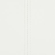 Конзолни трапезни столове, 2 бр, бели, изкуствена кожа