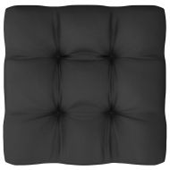 Градински лаундж комплект 8 части с възглавници бял бор масив