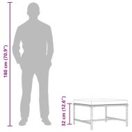 Модулна табуретка с възглавница, сива, полиратан