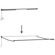 Сгъваем навес 350 x 250 cm Оранжево и кафяво