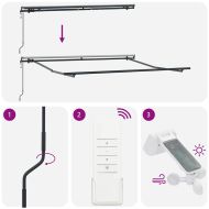 Сгъваем навес Светлосиво 350 x 250 cm текстил