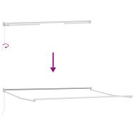 Сгъваем навес жълто и оранжево 400 × 350 cm Полиестер