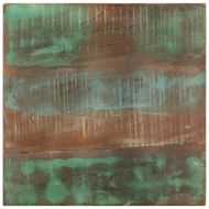 Помощна маса с колелца 40x40x42 см масивно регенерирано дърво