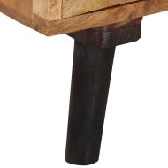 ТВ шкаф, 145x35x35 см, акациево дърво масив