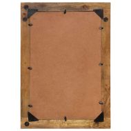 Огледало, 70x50 см, мангово дърво масив и стъкло