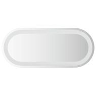 LED огледало за баня, 70x30 см, овално