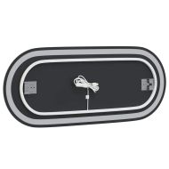 LED огледало за баня, 90x40 см, овално