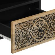 Нощни шкафчета, 2 бр, 40x33x46 см, манго масив