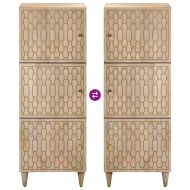 Висок шкаф, 40x33x110 см, мангово дърво масив