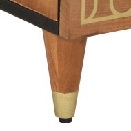 Нощни шкафчета, 2 бр, 40x33x46 см, манго масив