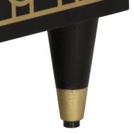 Шкаф за баня 62x33x58 см масивно мангово дърво