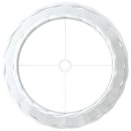 Абажур за лампа бял Ø25x17 см ракита