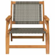 Градинска мебел 2 pcs Сив 67 x 78 x 73 см